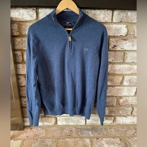 Vineyard Vines Men’s Navy Blue Medium Quarterzip